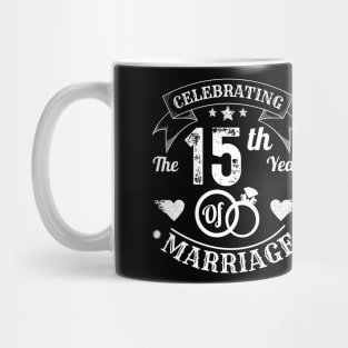 Celebrating The 15th Year Of Marriage Mug